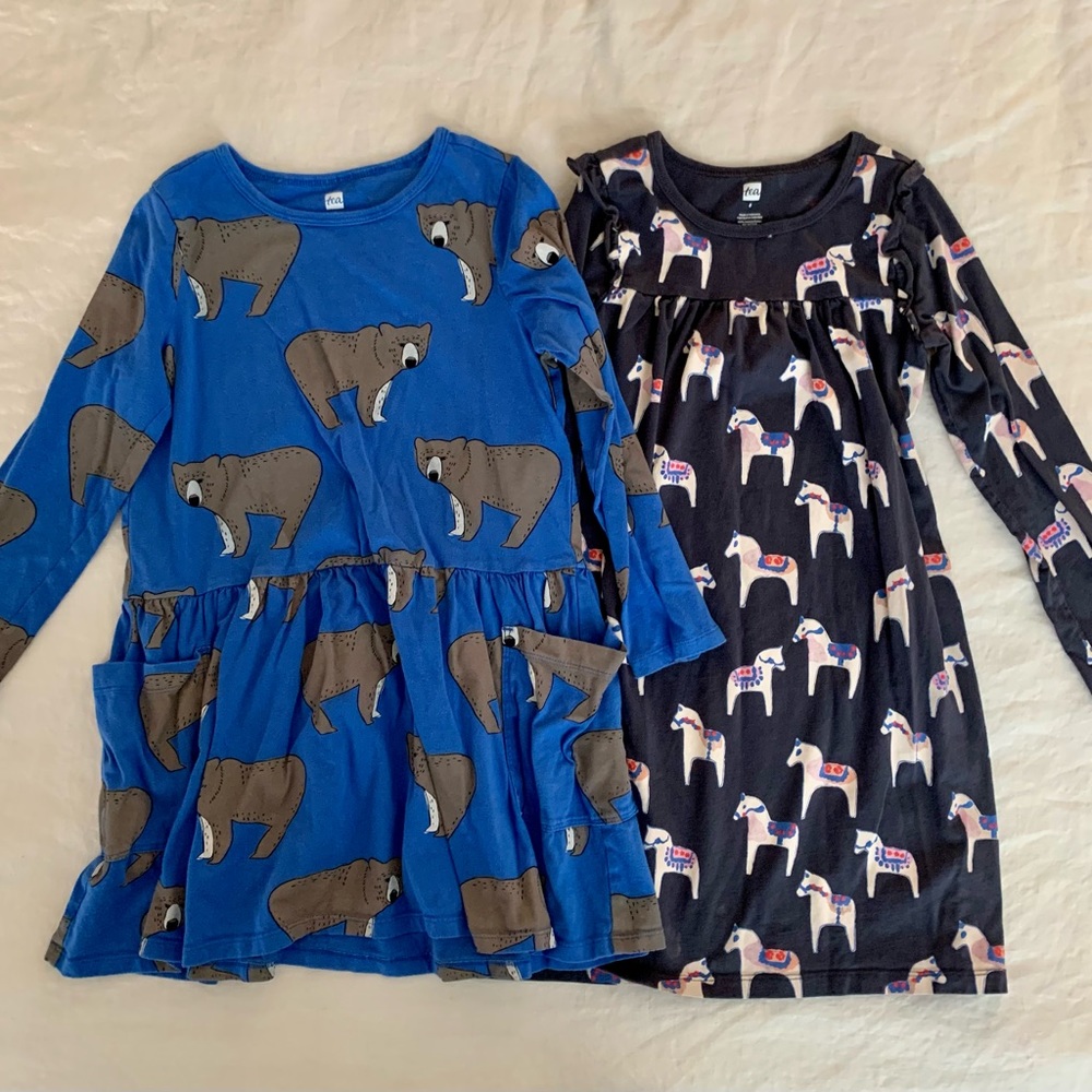 Tea Collection animal print dress bundle!